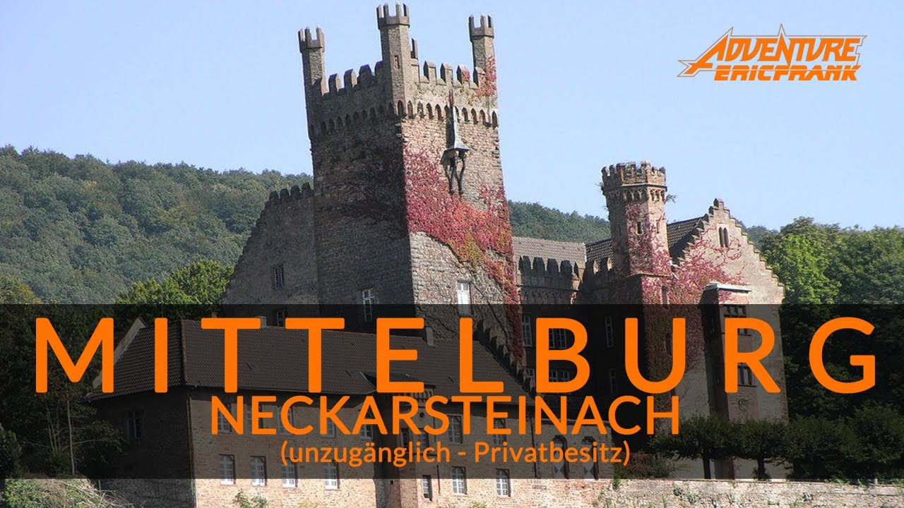 Neckarsteinach - die vier Burgen Stadt - Mittelburg