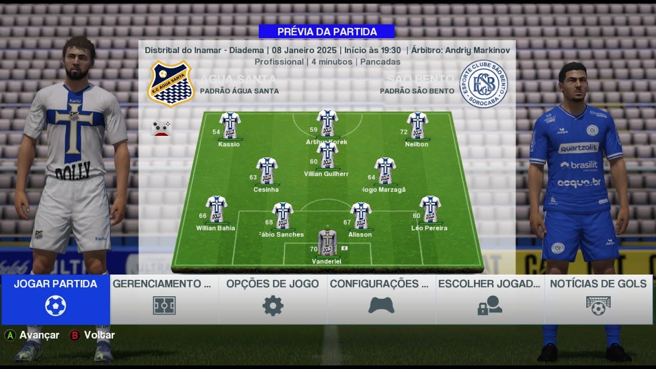 #01 - MODO CARREIRA FIFA 16 - ÁGUA SANTA - FIFA FRIENDS PLUS! PREMIUM V8