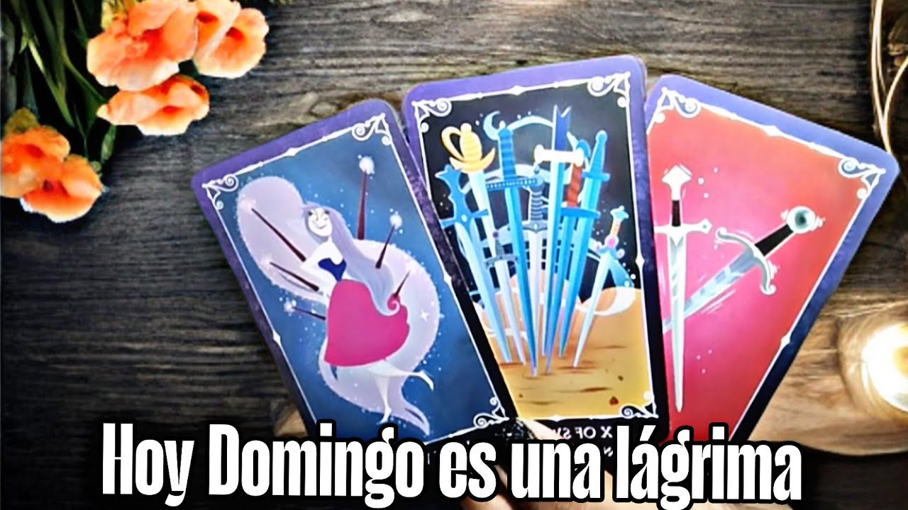 ES UNA LÁGRIMA DESDE QUE SE ALEJÓ, PORQUE NADA LE SALIÓ COMO ESPERABA. HOY DOMINGO LO PADECE #tarot 