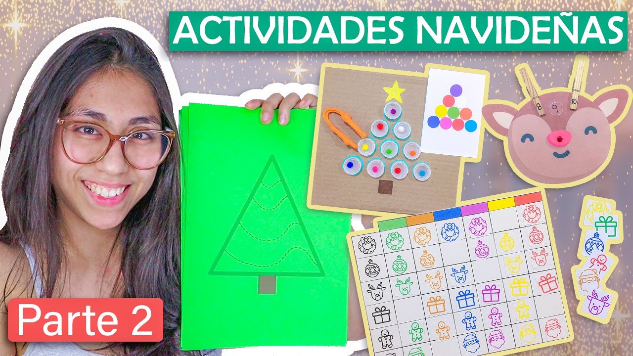 24 ACTIVIDADES para niños por NAVIDAD 🎄 - educativas, fáciles y divertidas (parte 2🎁)
