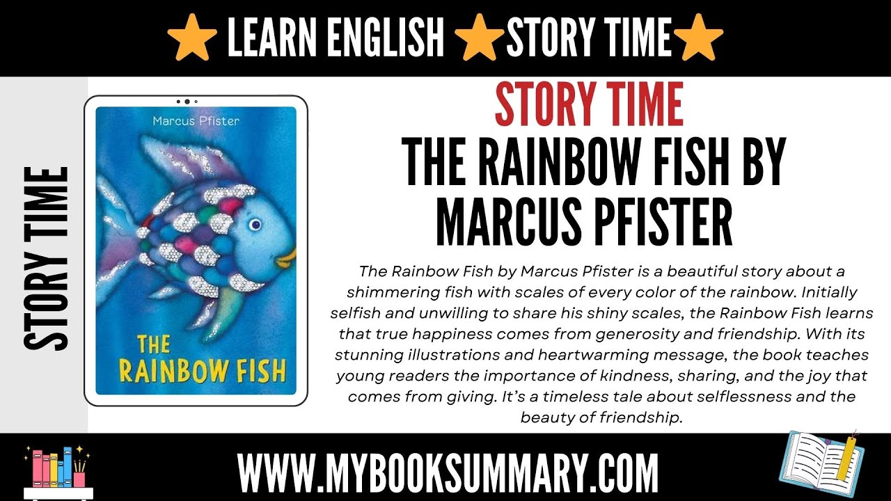 Story ⭐ The Rainbow Fish by Marcus Pfister ⭐ @Mybooksandstorytime​