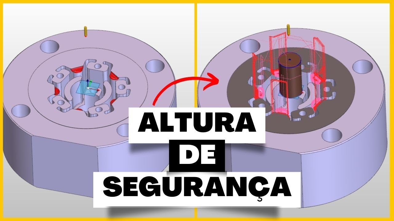 Cuidados com a Altura de Segurança no Edgecam...