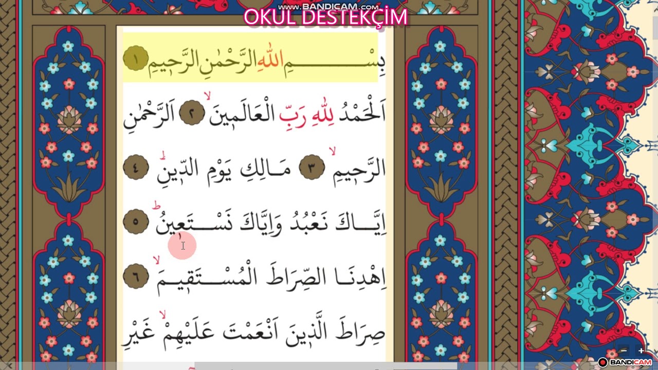Kur'an Kursu | 1.Ders