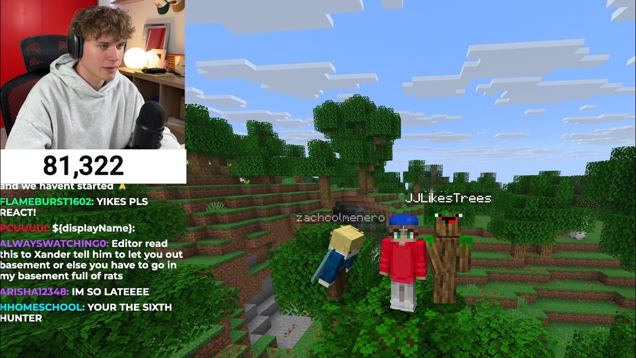 🔴 MINECRAFT MANHUNT VS. MY EDITORS 🔴