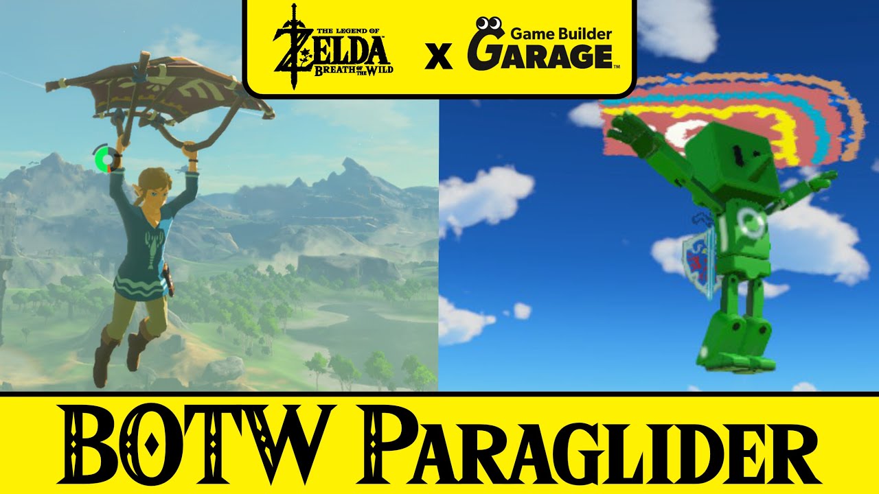 Давайте создадим параплан и выносливость из Breath Of The Wild в Game Builder Garage