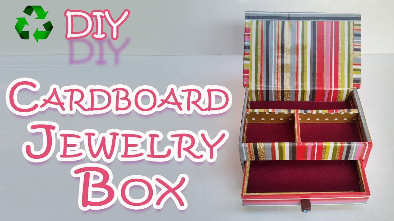 How to make a Cardboard Jewelry Box - Ana | DIY Crafts.