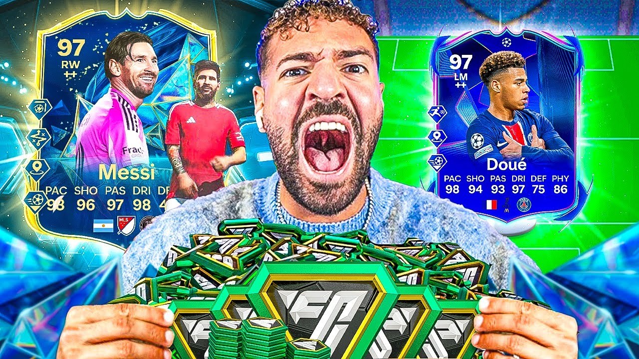 100.000 FIFA POINTS entscheiden MEIN RTTF TOTS EA FC 25 TEAM 😱🔥 (OMG MESSI TOTS GEZOGEN!!!!!!)