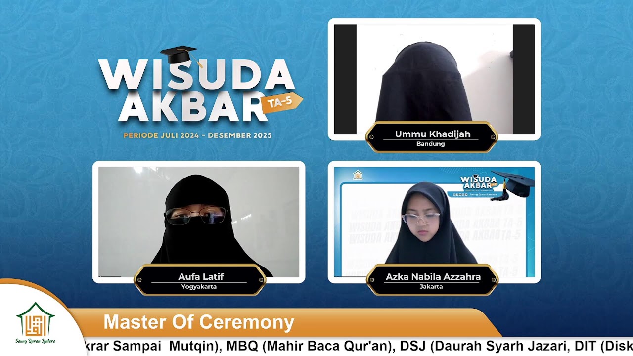 [OSQ] Wisuda Akbar TA-5 Saung Quran Lentera