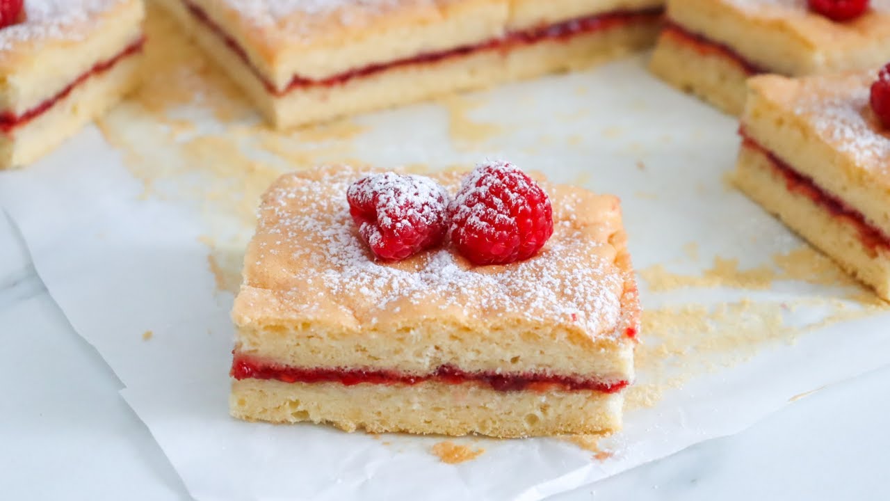 Gâteau facile à la framboise sans gluten sans farine | Recette simple et gourmande