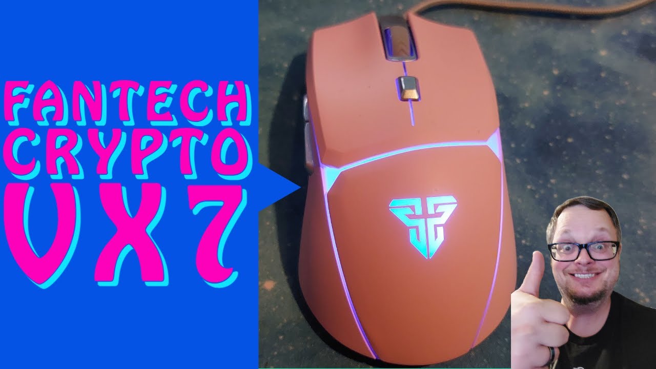 the $8 impossibly pink FANTECH crypto VX7#amazon #gamingmouse