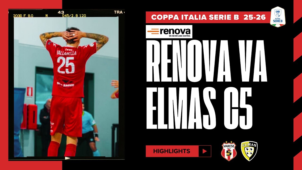 [HIGHLIGHTS COPPA] NON BASTA IL CUORE | RENOVA VARESE vs ELMAS C5