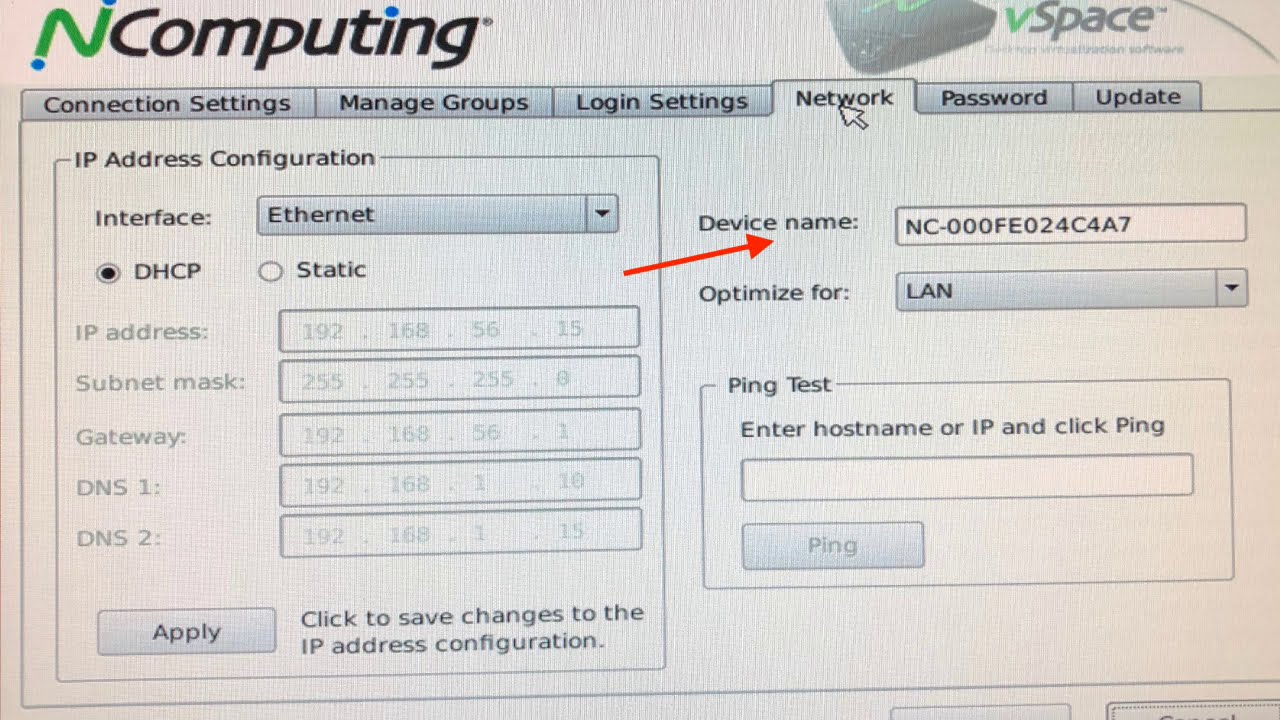 N Computing and Server Network Config