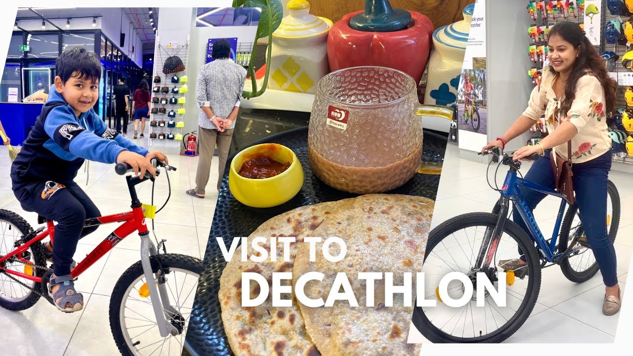 পোগোর সাইকেল আনতে গেলাম Decathlon।Planning for next trip।Saturday vlog। weekend vlog।