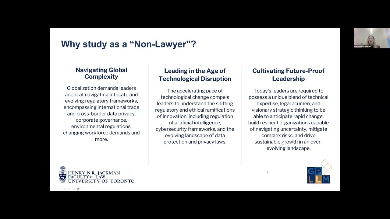 Global Professional Master of Laws Information Session