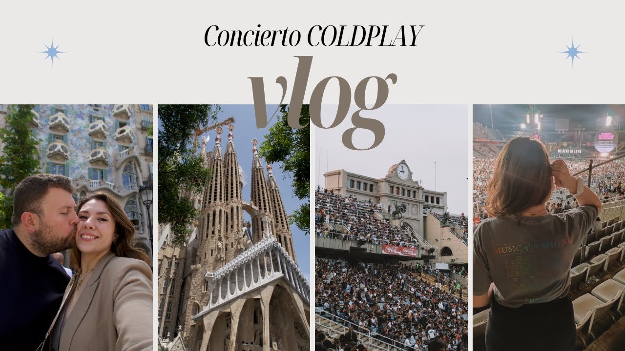 VLOG | ✨ Concierto COLDPLAY 🪐 + Finde en Barcelona 🌇 + Room tour 🏨 | FANNY TÓRTOLA
