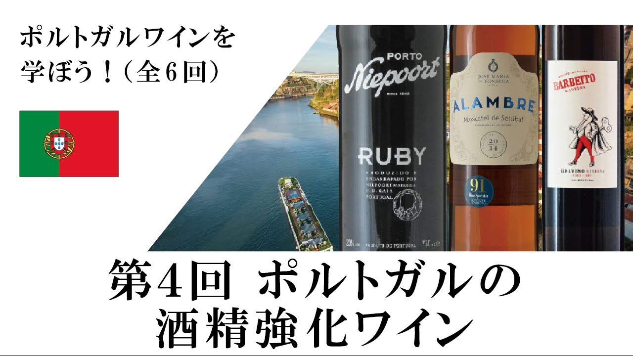 【ポルトガルワインを学ぼう 第4回】ポルトガルの酒精強化ワイン（全6回シリーズ）
