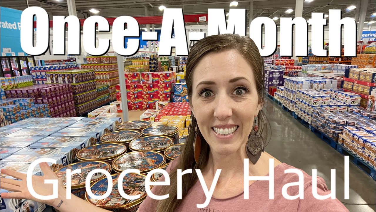 The HOTTEST 🥵 Once-A-Month GROCERY HAUL