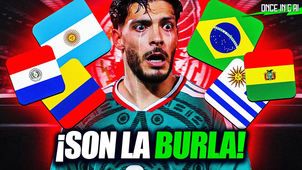 MÉXICO ES LA MASCOTA DE SUDAMERICA ¡NO SIRVEN PARA NADA!