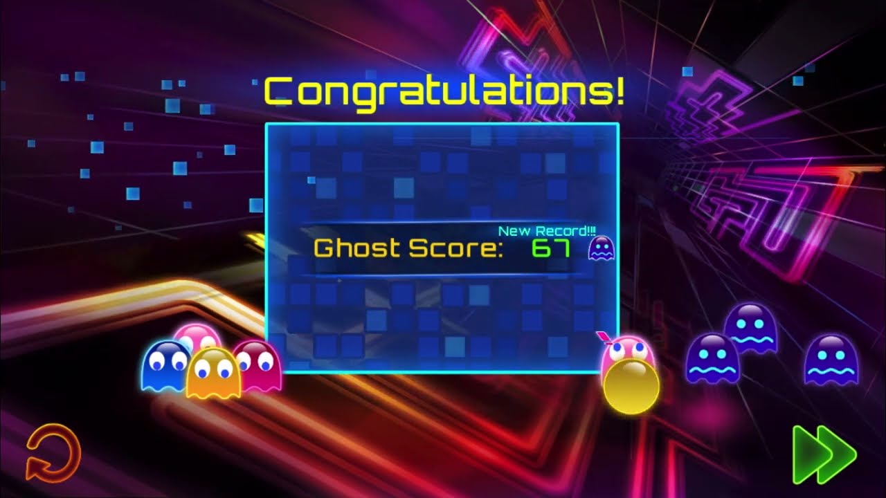 PAC-MAN Championship Edition DX Gameplay - All Manhattan Levels Completed
