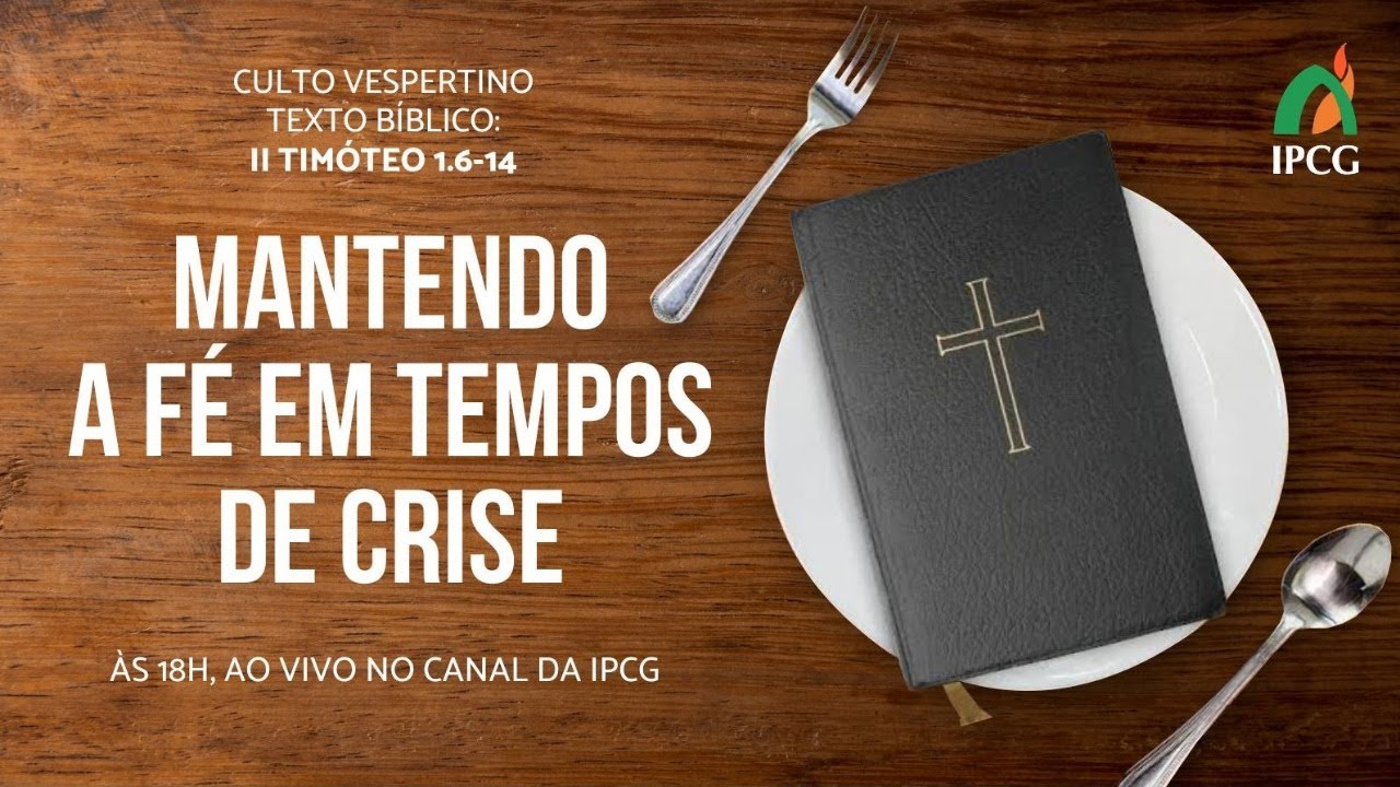 CULTO VESPERTINO - 07/06/2020