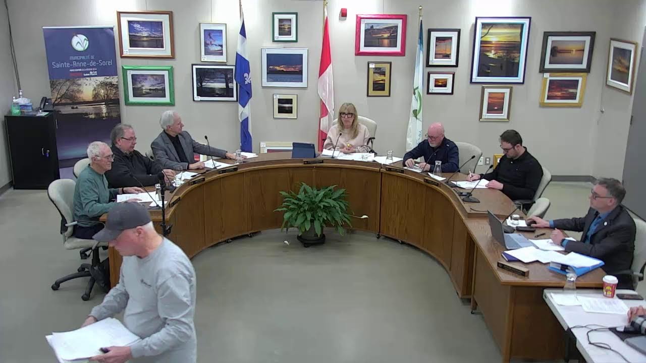 Séance du conseil municipal