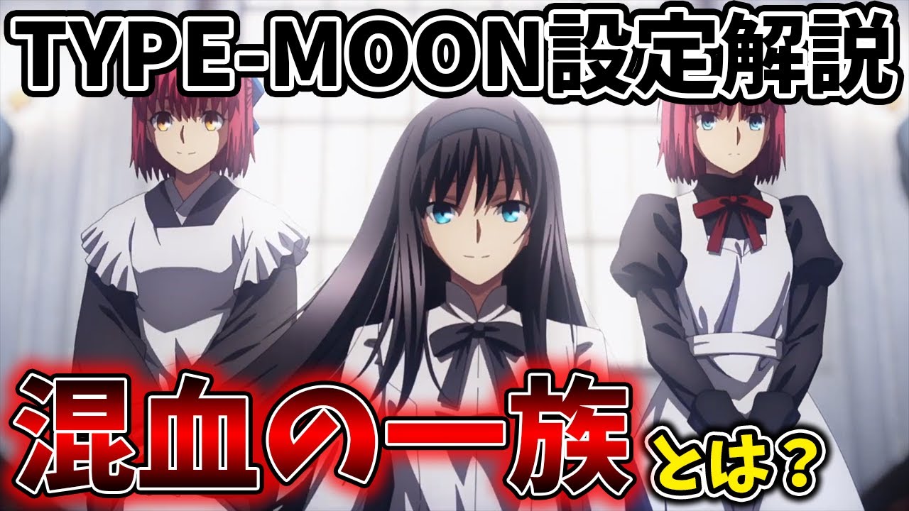 【月姫】TYPE-MOONの混血の一族とは？設定解説！【Fate】
