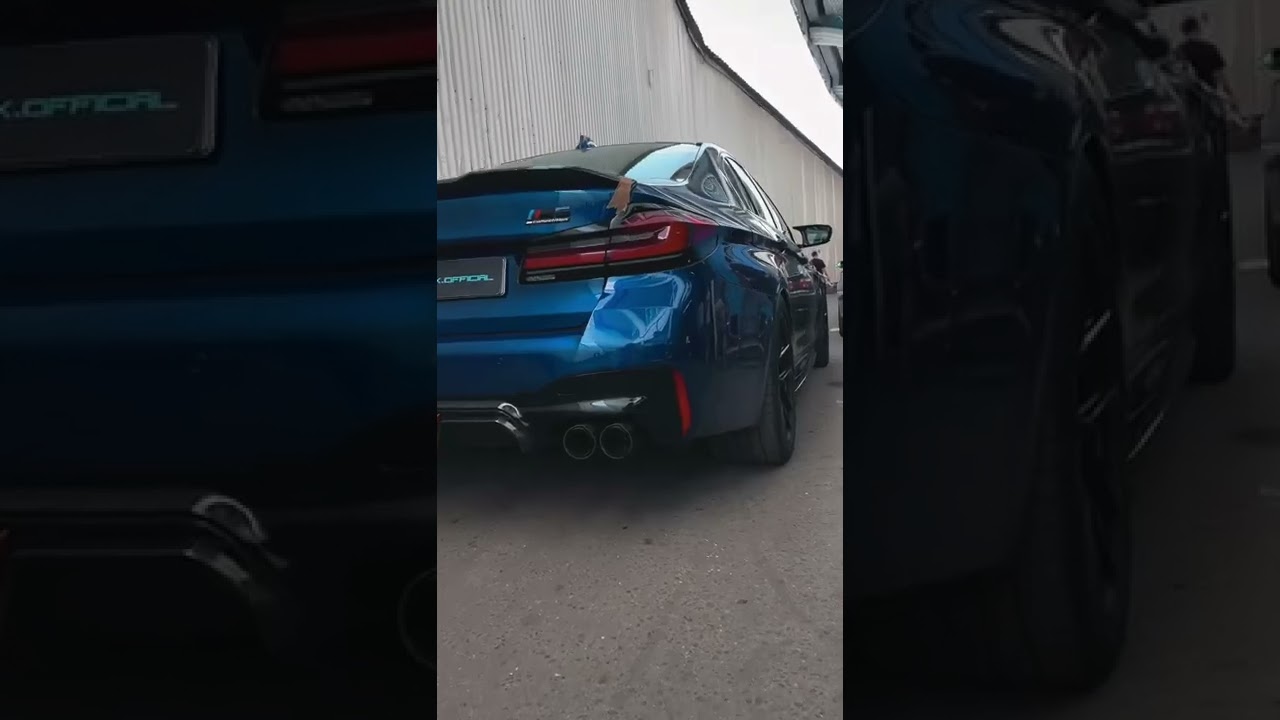 BMW M5 F90 установили насадки на глушитель,спойлер, диффузор со стоп сигналом, преобразим и твой BMW