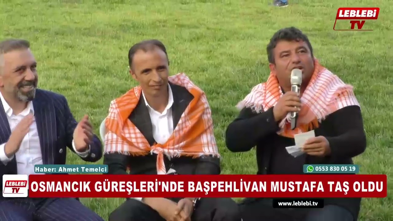 OSMANCIK GÜREŞLERİ'NDE BAŞPEHLİVAN MUSTAFA TAŞ OLDU