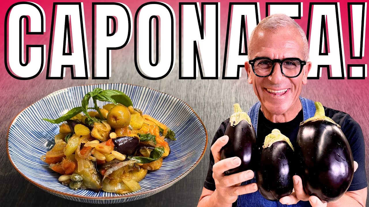 LA CAPONATA DI MELANZANE - Ricetta di Chef Max Mariola