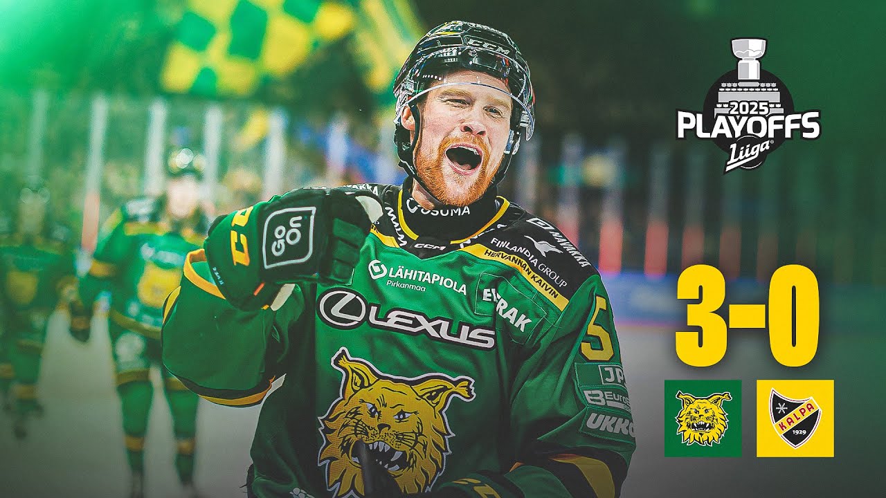 Fiilisvideo: Ilves otti ensimmäisen kiinnityksen finaalipaikkaan Eemeli Suomen paluuottelussa! 🔥