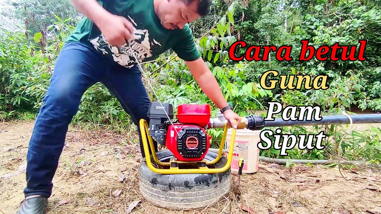 cara betul guna pam siput