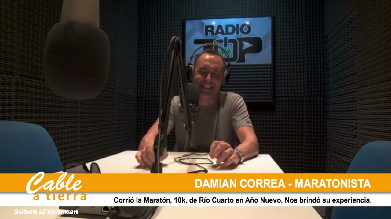 Cable a Tierra - Emisión 1123 - Damián Correa - Maratonista. 