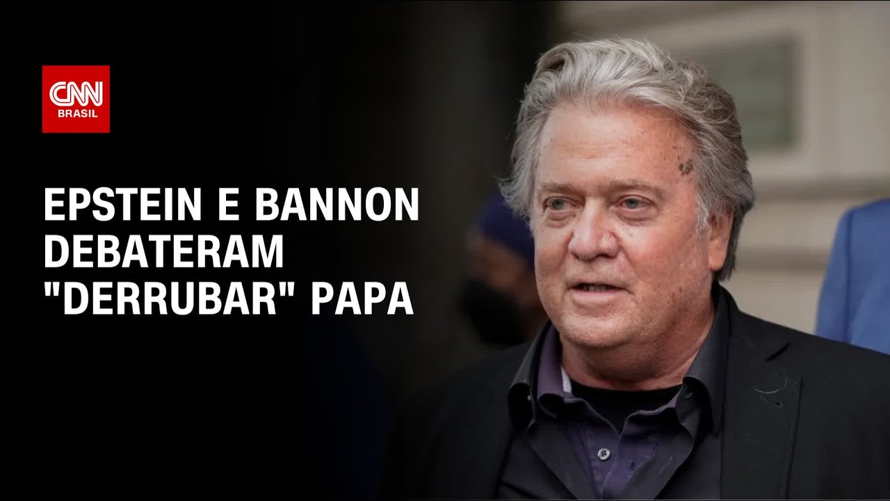 Steve Bannon e Epstein conversaram sobre 