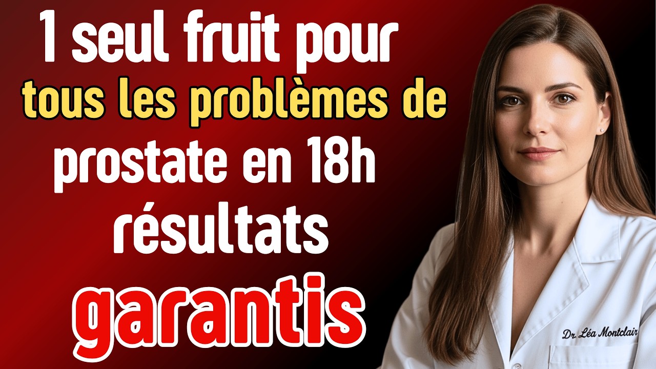 Le fruit puissant qui aide à réduire la prostate - Conseils pour les hommes de plus de 60 ans