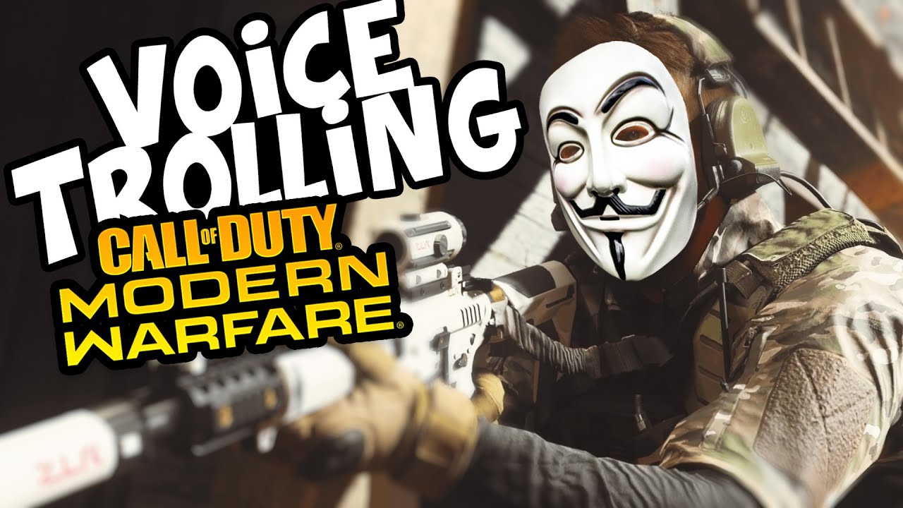 VOICE TROLLING on MODERN WARFARE! *Hilarious Reactions*
