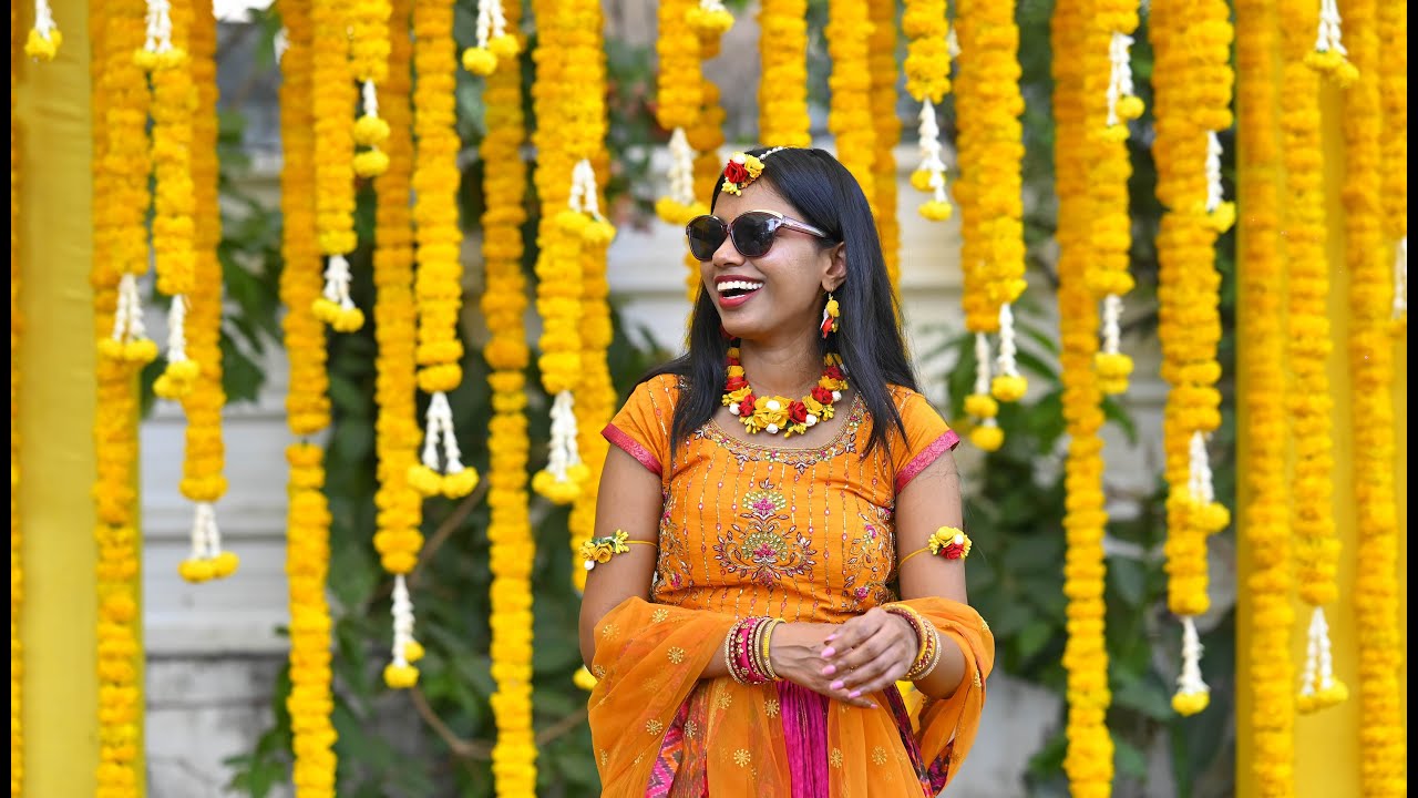 Keerthana's Haldi Cinematic Highlights || Goldenlens Photography