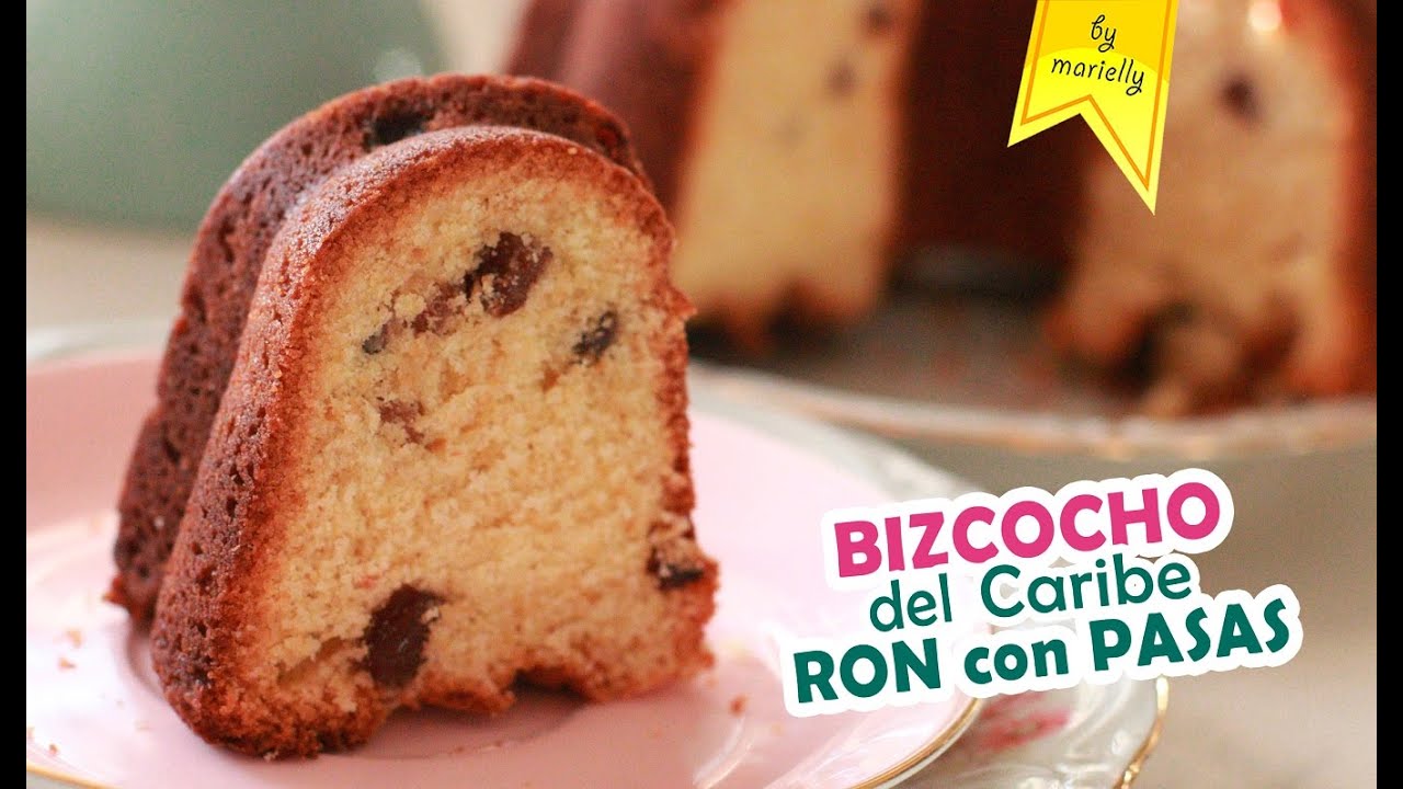 😋 BIZCOCHO RON CON PASAS by Marielly