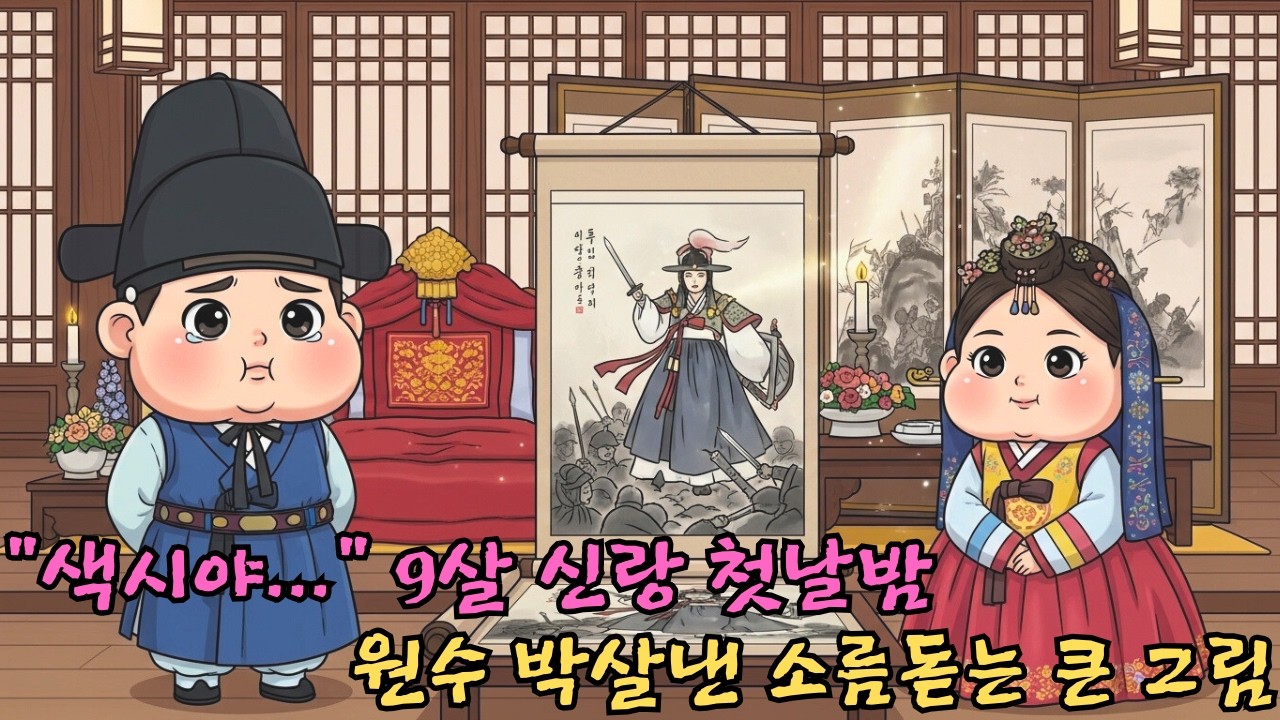 색시야... 모두가 비웃던 9살 신랑이 첫날밤 건넨 완벽한 큰 그림! 아내를 거상으로 만들어 원수들을 짓밟은 통쾌한 반전  야담 옛날이야기 오디오북 수면동화 전설 민담