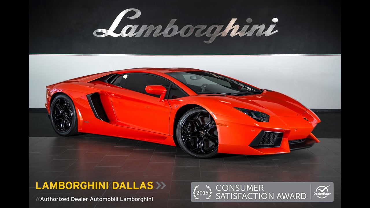 2012 Lamborghini Aventador LP 700-4 Arancio Argos L0838