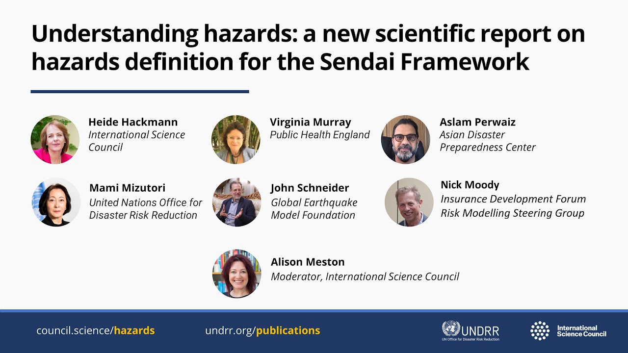 Launch of a new scientific report on hazards definition