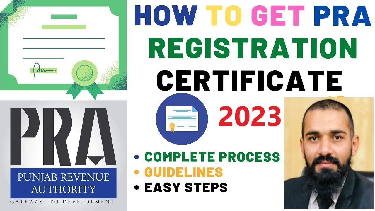 Punjab Sales Tax Registration Certificate download online I How to Download PNTN Certificate of PRA
