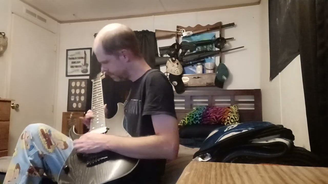7 string stuff playing still improving I think 