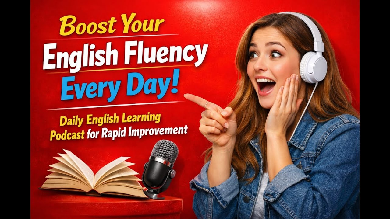 Boost Your English Fluency Every Day Daily English Learning Podcast for Rapid Improvement Like A PRO