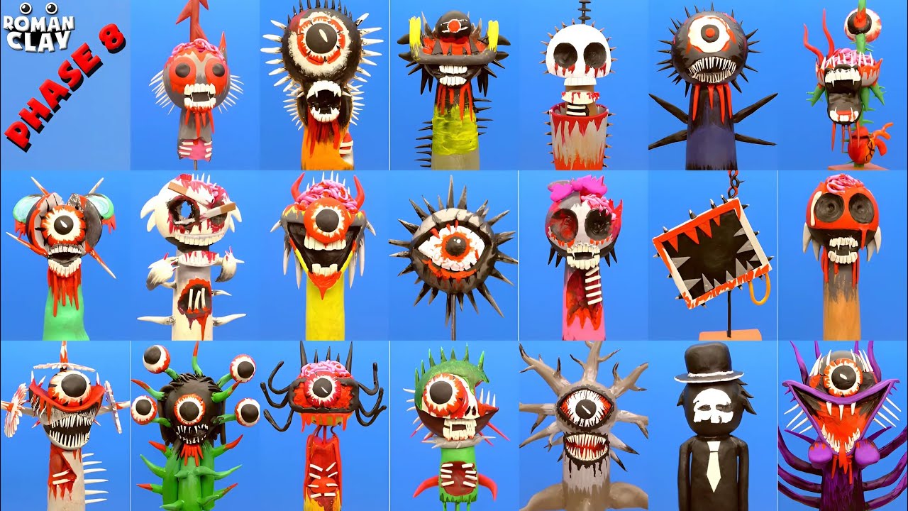 PHASE 8 - All Incredibox Sprunki with Clay | Collection Roman Clay