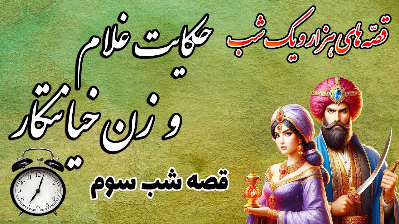 قصه های هزار و یک شب* قصه شب سوم | حکایت غلام و زن خیانتکار