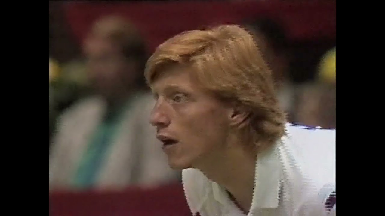 Boris Becker vs Cassio Motta - Davis Cup BRA vs GER 1988 1RD