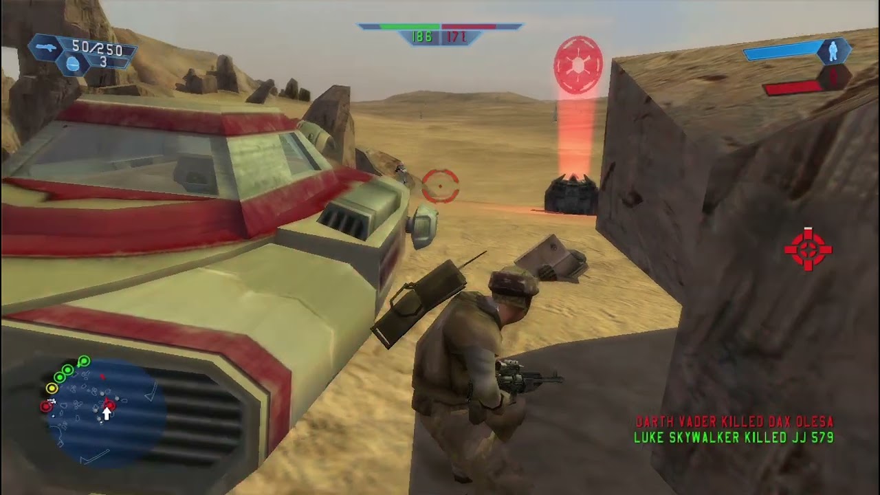Star Wars Battlefront 2004 Tatooine Dune Sea Rebels