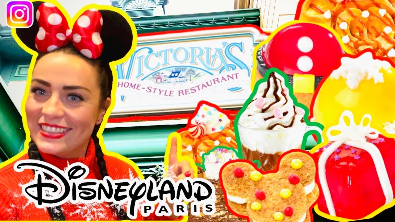 NEW DISNEYLAND PARIS FOOD Victorias Disneyland Paris Restaurant DISNEY NEW FOOD & SNACKS