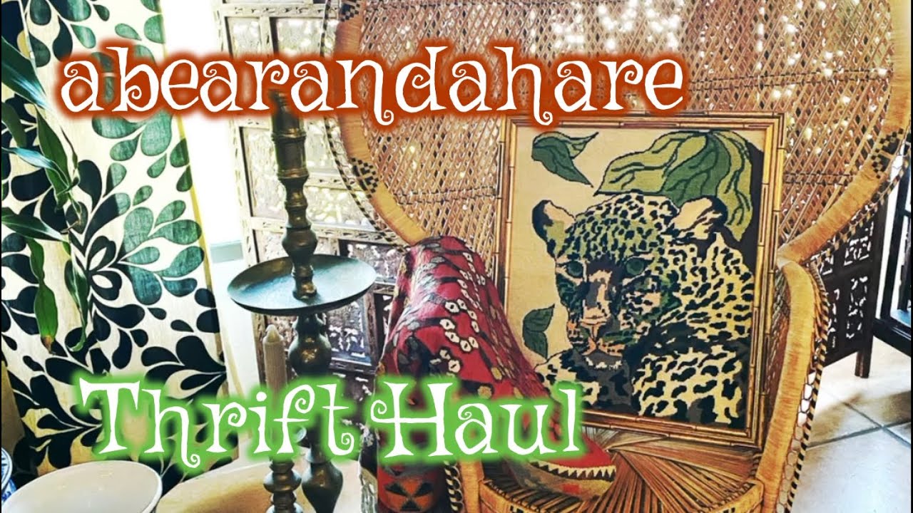 Vintage Thrift Haul, Eclectic, Boho Home Vintage Home Decor