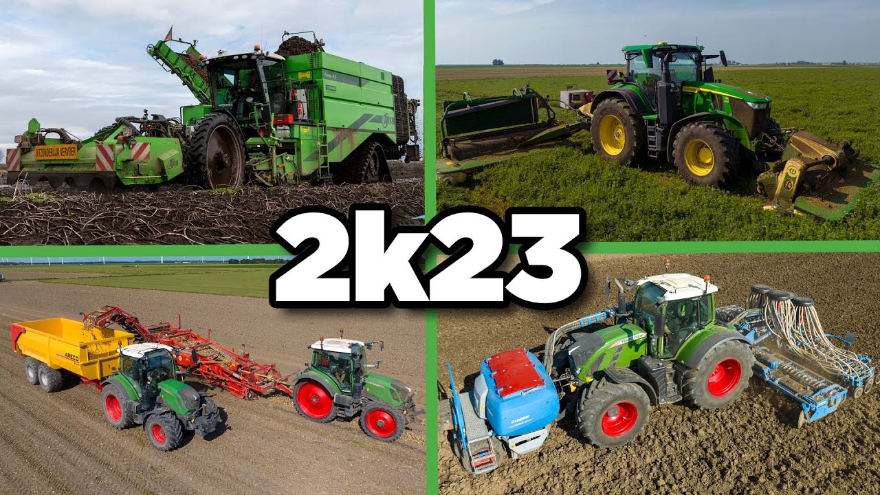 Too dry or too wet | Harvest 2023 in the Netherlands | John Deere, Fendt, AVR & more